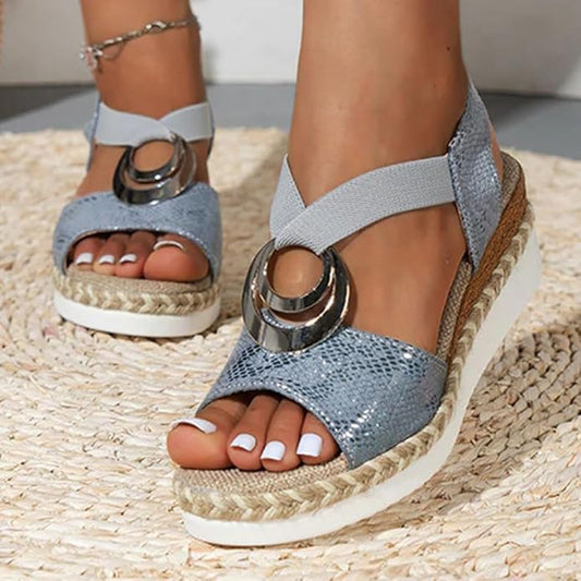 Sandales Compensées Pour Femmes