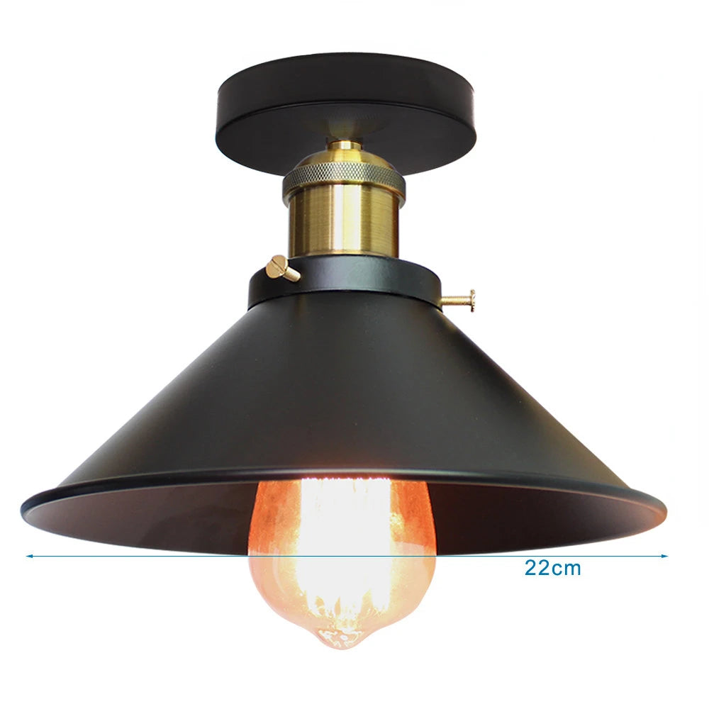 Vintage Pendant Light Loft Retro Chandelier Pendant Lamp E27 Base Industrial Hanging Light Edison Home Lighting for Living Room