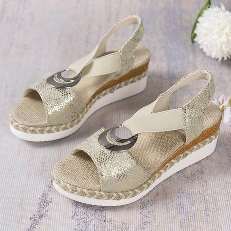 Sandales Compensées Pour Femmes