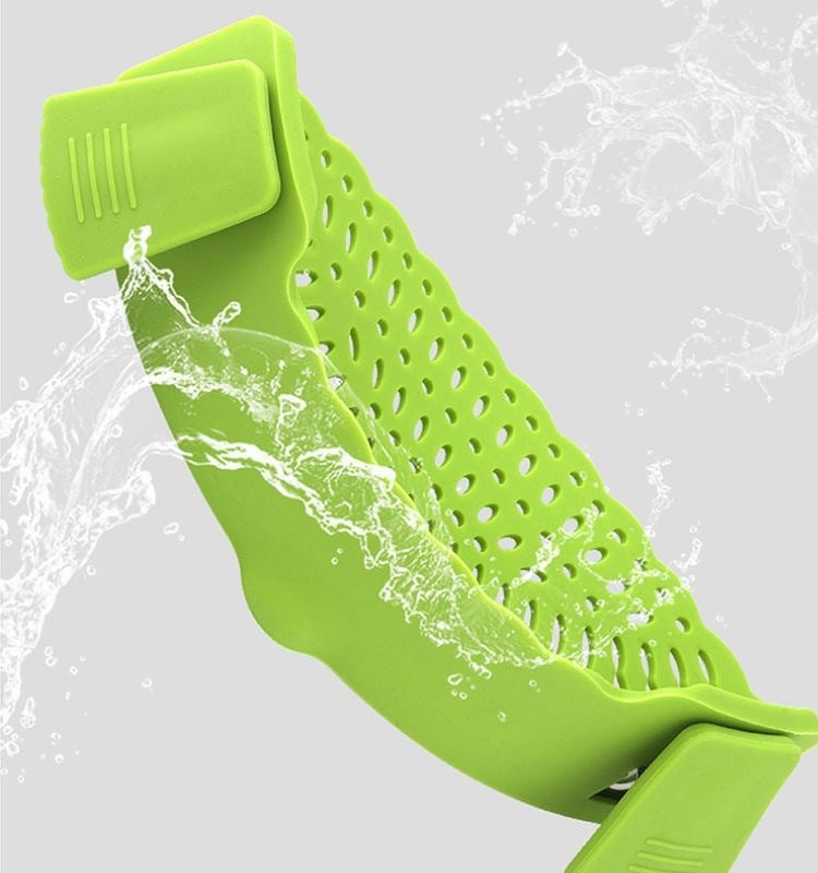 Passoire à Clip Universelle Ajustable – Égouttoir Pratique pour Casseroles & Poêles