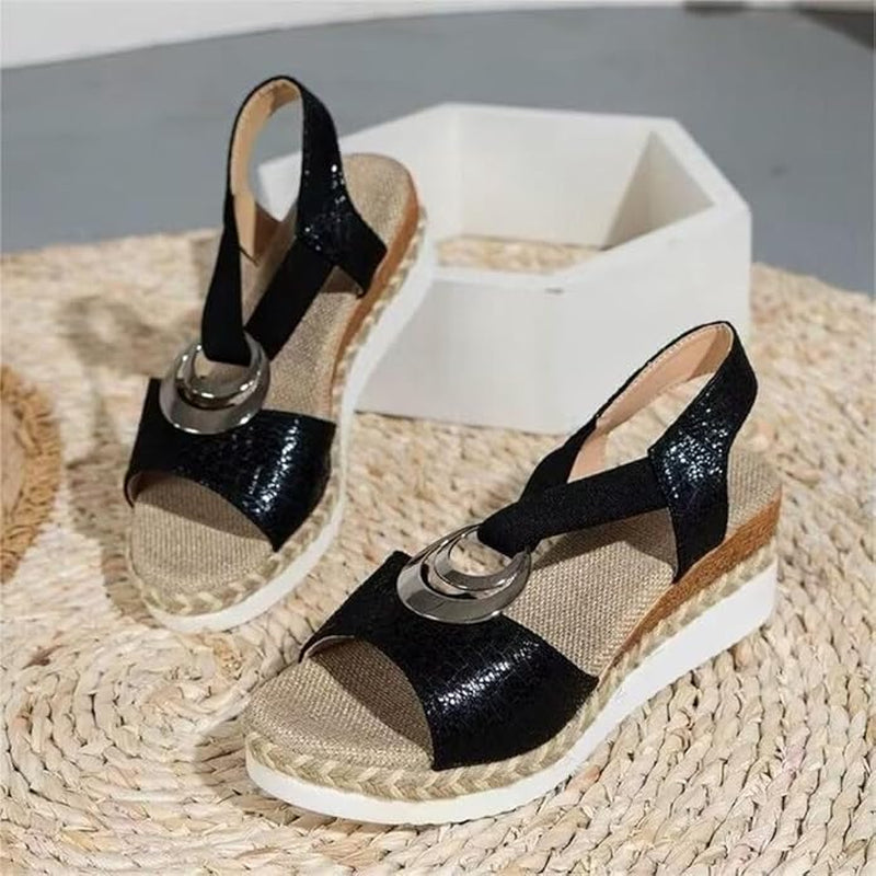 Sandales Compensées Pour Femmes