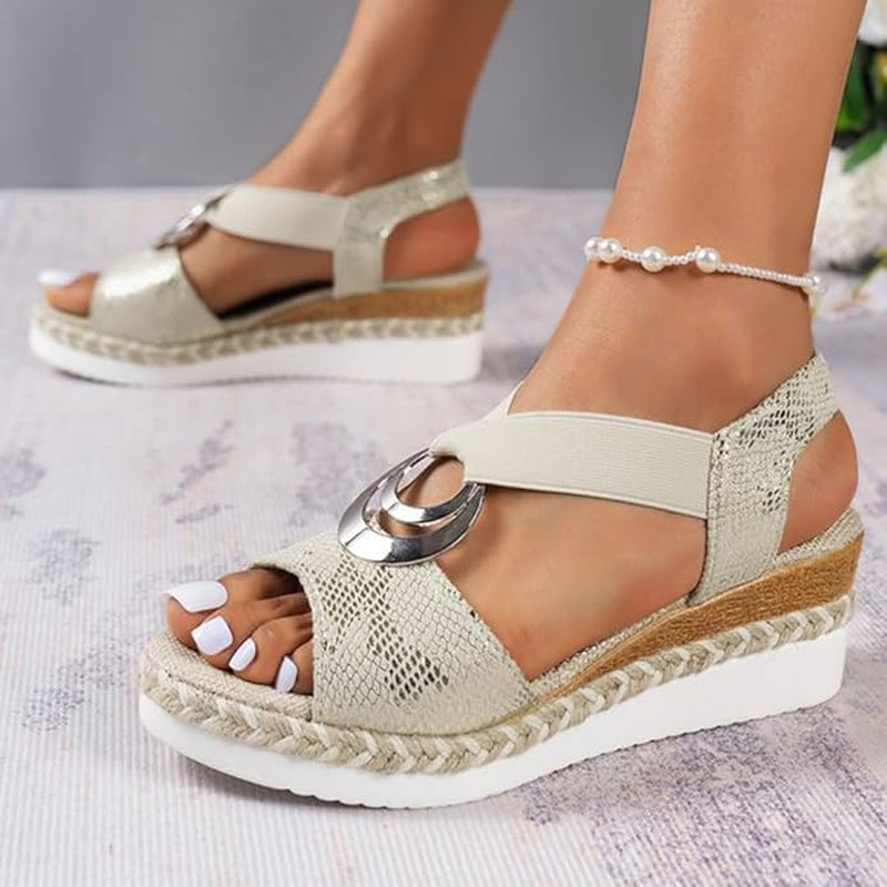 Sandales Compensées Pour Femmes