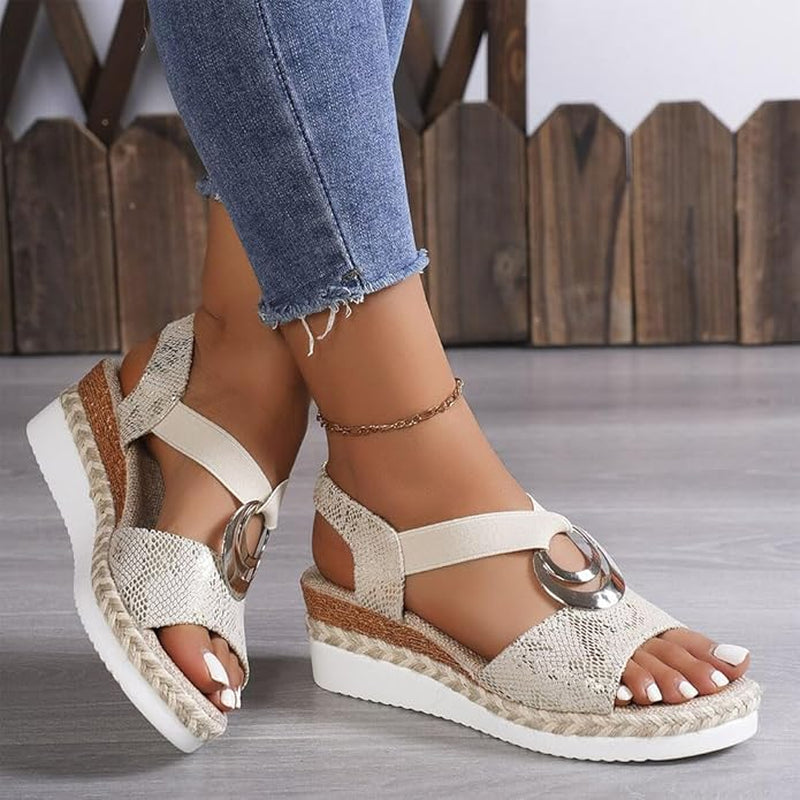 Sandales Compensées Pour Femmes